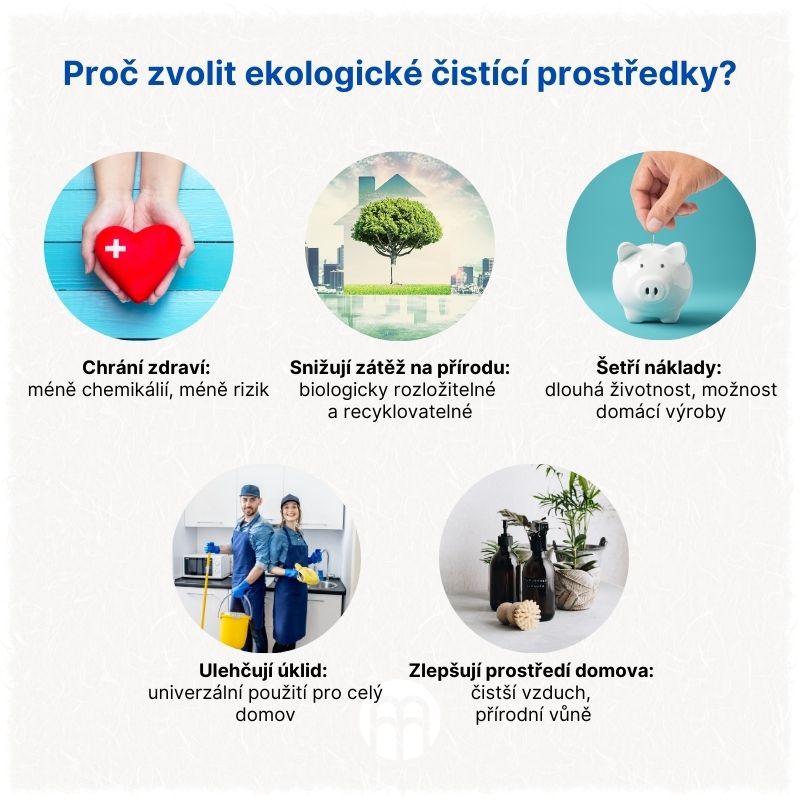 Proč zvolit ekologické čistící prostředky